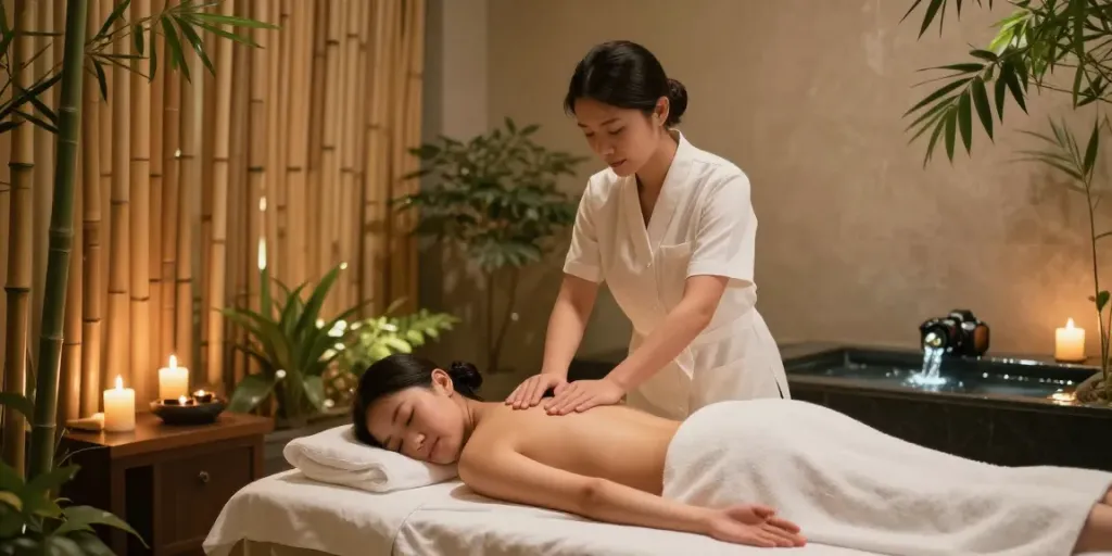 다낭 가라오케 추천과 함께하는 럭셔리 스파 트리트먼트 모습